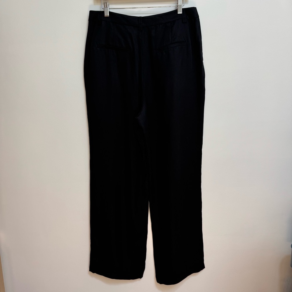 Loft Lyocell Emory Wide Leg Trouser Pants Size 10 NWT - Picture 7 of 14